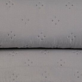 Kit Colcha King Lisa Elegance 3P&ccedil;s Havan Casa - Cinza