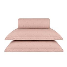 Kit Colcha King Lisa Elegance 3P&ccedil;s Havan Casa - Rosa