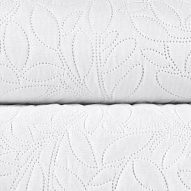 Kit Colcha Queen Lisa Versalhes Havan Casa 3 Peças - Branco