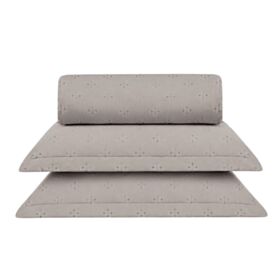 Kit Colcha Queen Elegance Havan Casa 3P&ccedil;s - Cru
