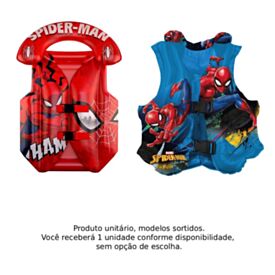 Colete Infantil Homem Aranha 43X35cm Etitoys - Sortido