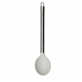 Colher de Arroz Silicone e Cabo em Aço Inox Brinox 33,5 cm - Vanilla
