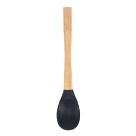 Colher De Silicone Com Cabo De Bambu Havan Casa - Preto