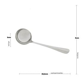 Concha Inox Positano Lyor - 33,5CM