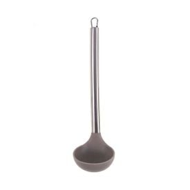 Concha Silicone Havan Casa com Cabo Inox 30Cm - Cinza