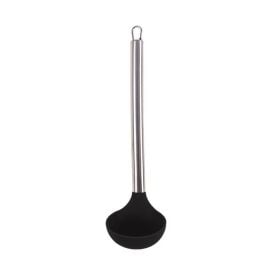 Concha Silicone Havan Casa com Cabo Inox 30Cm - Preto
