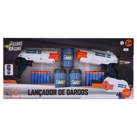 Conjunto 2 Lan&ccedil;adores E Alvos Branco Havan Toys - HBR0306