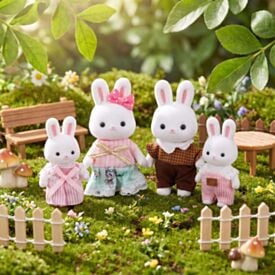 Conjunto 4 Bonecos Família Coelho Havan Toys - Sortido