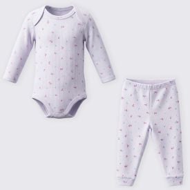 Conjunto Bebê Menina Body e Calça Yoyo Baby Estampado