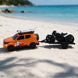 Conjunto Carrinho com Moto e Prancha Orange Toys - Sortido