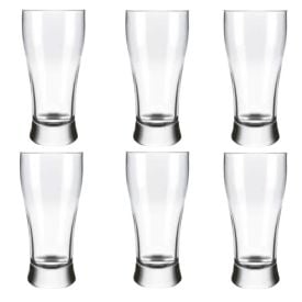 Jogo de Copos Vidro Lager 200Ml Nadir 6 Peças - Transparente