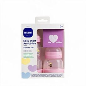 Kit Mamadeira Inicial Mam Easy Start 2 Peças - Rosa
