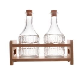 Conjunto Galheteiro 2 Peças Com Suporte 180Ml Lyor