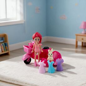 Conjunto Mini Bonecas Helena com Moto Havan Toys - Sortido