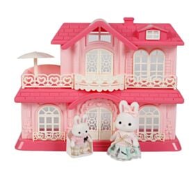 Conjunto Família Coelho Casinha