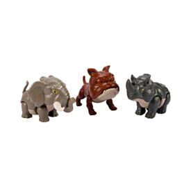 Conjunto Mini Animais Selvagens 3 Peças Havan Toys - Sortido