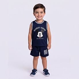 Conjunto Infantil Menino Mickey 1 a 3 Anos