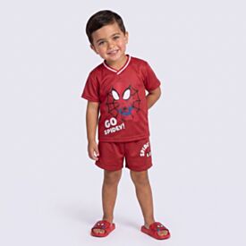 Conjunto Infantil Spidey Menino Em Dry Fit 4 a 10 anos Marvel