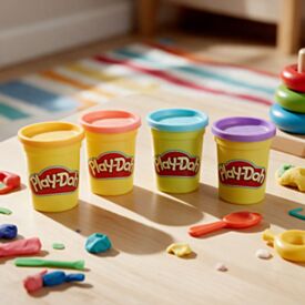Conjunto Massinha Play-Doh 4 Potes 112G Hasbro - Sortido