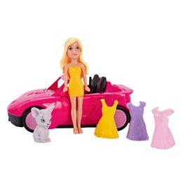 Conjunto Mini Boneca e Carro Helena Havan Toys - Sortido
