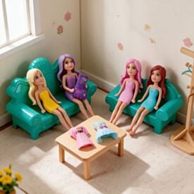 Conjunto Mini Bonecas Helena Fashion Havan Toys