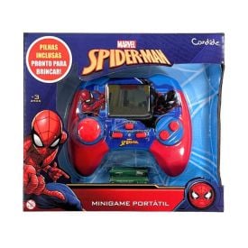 Controle Minigame Portátil Infantil Homem-Aranha Candide - Vermelho