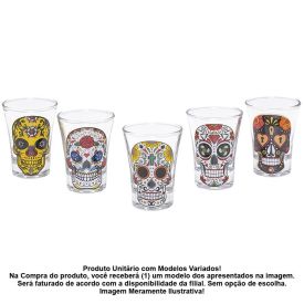 Copo Shot Campana Decormartin 7Ml Vidro - Sortido