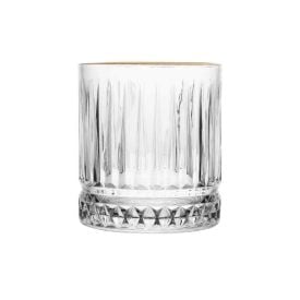 Copo De Whisky Cristal Com Filete Dourado Lyor - 330ml