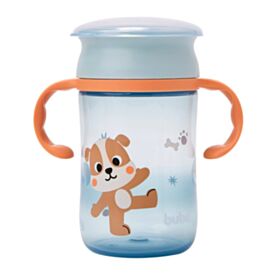 Copo Infantil com Alça 360° Bubazoo Buba - Cachorro