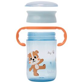 Copo Infantil com Alça 360° Bubazoo Buba - Cachorro