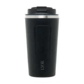 Copo Térmico Com Termômetro Motion Lyor 500Ml - Preto