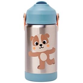 Copo Térmico Parede Dupla com Canudo Buba Zoo Buba - Cachorro