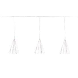 Cortina 900 Leds 10 Pendentes 6M 3000K Florarte - Bivolt