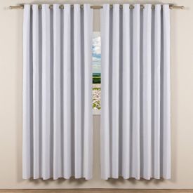 Cortina Para Quarto E Sala 4,20X2,30 M Blackout Berlim Havan Casa - Branco