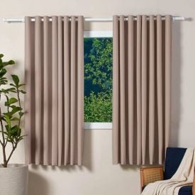Cortina para Quarto e Sala 2,60X1,70 m Blackout Titanium Havan Casa - Bali