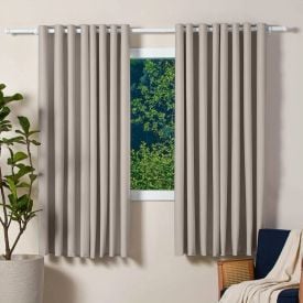 Cortina para Quarto e Sala 2,60X1,70 m Blackout Titanium Havan Casa - Latte