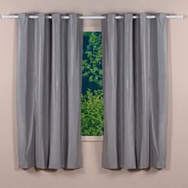 Cortina para Quarto e Sala 2,60X1,70 m Blackout Titanium Havan Casa - Cinza Claro