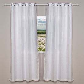 Cortina Para Quarto E Sala 2,60X2,30M Capri Com Forro Havan Casa - Macadâmia