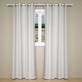 Cortina para Quarto e Sala 2,60X2,30 m Chenille Havan Casa - Gardenia Off