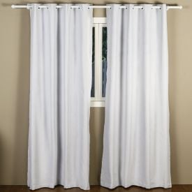 Cortina para Quarto e Sala 2,60X2,30 m Corta Luz Belize Havan Casa - Branco 