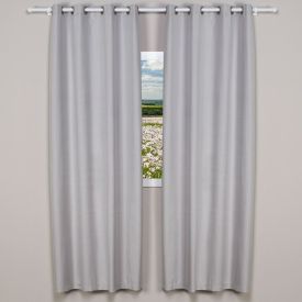 Cortina para Quarto e Sala 2,60X2,30 m Corta Luz Unika Havan Casa - Areia