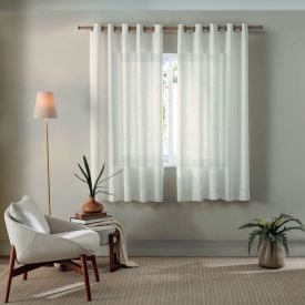 Cortina Para Quarto E Sala 2,60X1,70 M Duplex Mônaco Havan Casa - Linho