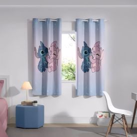 Cortina Infantil 2,40X1,70 M Corta Luz Disney - Stitch