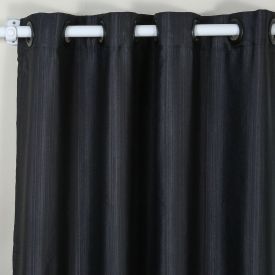 Cortina Para Sala E Quarto 2,60X1,70 M Pantex Rústica Havan Casa - Preto