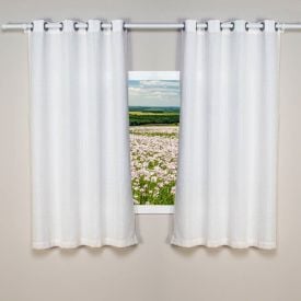 Cortina Para Quarto E Sala 2,60X1,70 M Capri Com Forro Havan Casa - Linho