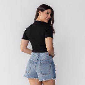 Cropped Feminino De Ribana Boby Blues