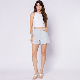 Cropped Regata Feminino Em Poliamida Boby Blues