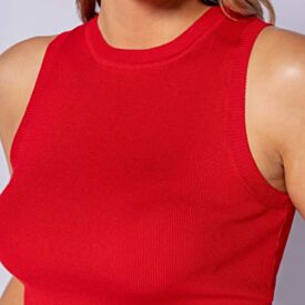 Cropped Regata Feminino Tricot Patricia Foster