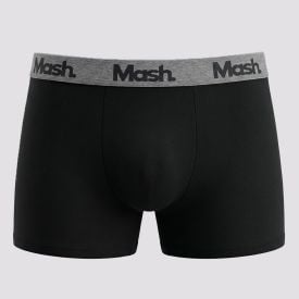 Cueca Boxer Em Algodão Mash Preto
