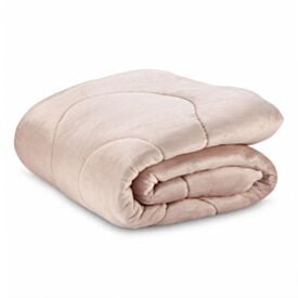 Edredom Casal Plush Inove Provence Havan Casa - Bege